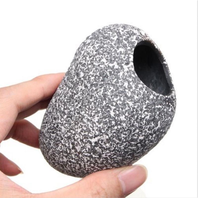Keramik Aquarium Buntbarsch Stein Felshöhle Dekoration Aquarium Teich Ornament