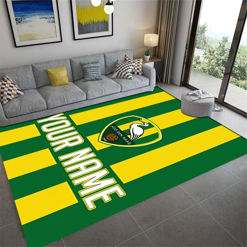Custom Name ADO Den Haag Carpet Rug for Living Room Bedroom Home Sofa Decoration,Kids Play Non-slip Floor Mat