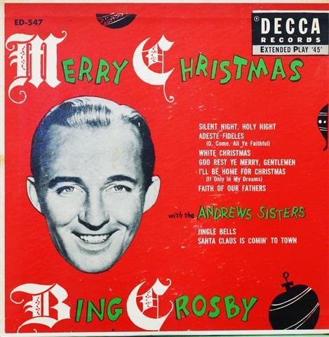 CD BING CROSBY Merry Christmas 9112 Decca 1953 US Pop Used