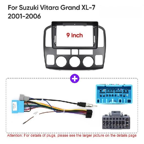 2001-2006 For Suzuki VITARA GRAND XL-7 LHD/RHD/Black Car Multimedia Radio Frame Fascia Panel Dashboard Mounting Bracket