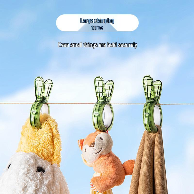 Rabbit Ear Windproof Clothes Pegs for Bedding and Quilts