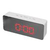 LED Alarm Clock Multi-Function Mirror Digital Alarm Clock Large LED Display Red USB Buzzer Snooze Temperature