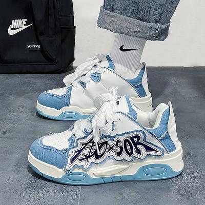 Nuove Scarpe da Ginnastica da Uomo Primavera 2024 Moda Stringate Piattaforma Casual Scarpe Vulcanizzate Sport Studenti Scarpe da Corsa Zapatillas Hombre