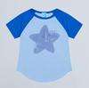 CHANCECHANCE Star Raglan T-Shirt (Blue)