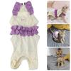 Adjustable Cats Recovery Jumpsuit Cotton Protective Garment Prevents Licking Promotes Healing For Spayed Female Cats