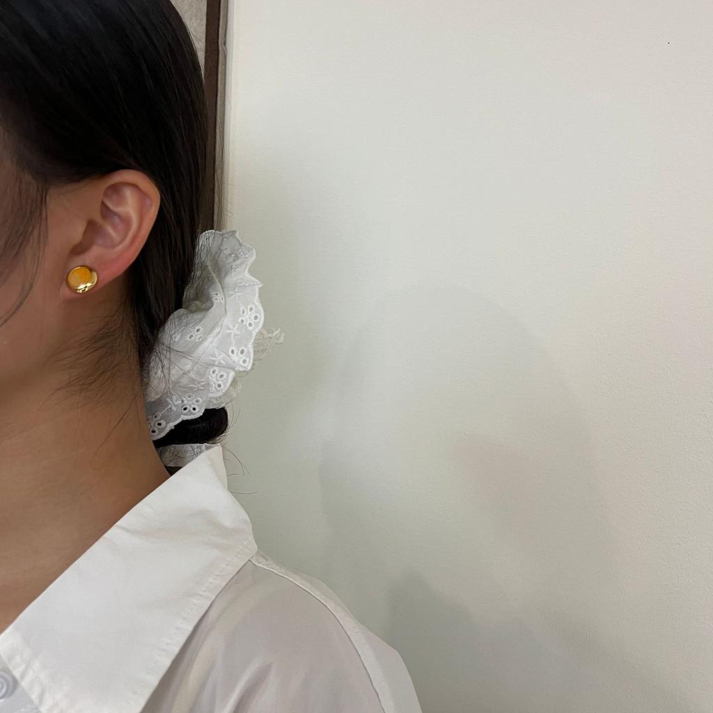 Opal Saplama Küpeler Kadınlık Mini Kompakt Küpeler Premium Yuvarlak Küpeler