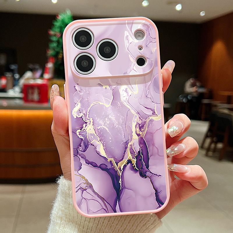 Sandstone Marble Pattern Case For iPhone 17 Pro Max Funda iPhone 16 15 14 13 Pro Max Magnetic For Magsafe Hybrid Slim Matte Cover
