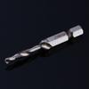 Hex Handle Tap Drill Bits M4 HSS 1/4" Hex Shank Drill & Tap Taper Drill Bits Power Tool Part