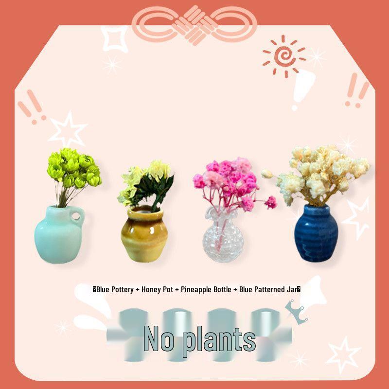 Handmade 3D Ceramic Vase Magnet for Hydroponic Plants & Flowers