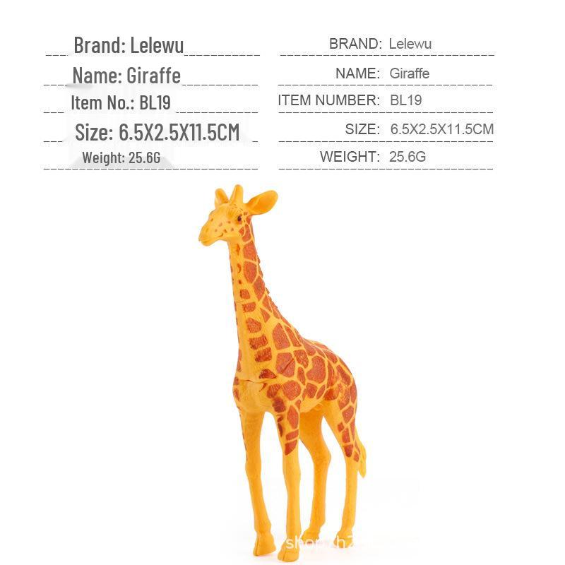 12-Piece Wild Animal Figurine Set: Hippo, Lion, Zebra, Rhino