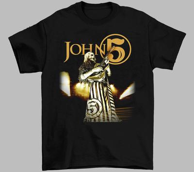 John 5 And The Creatures Logo  Short Sleeve Cotton Black All Size Shirt HE613 Unisex T-Shirt
