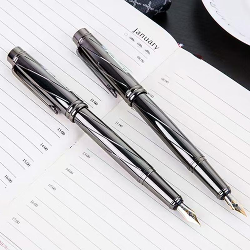 Metal Business Fountain Pen, Smooth Writing, Suitable for Daily Signature Pens for Business People and Students