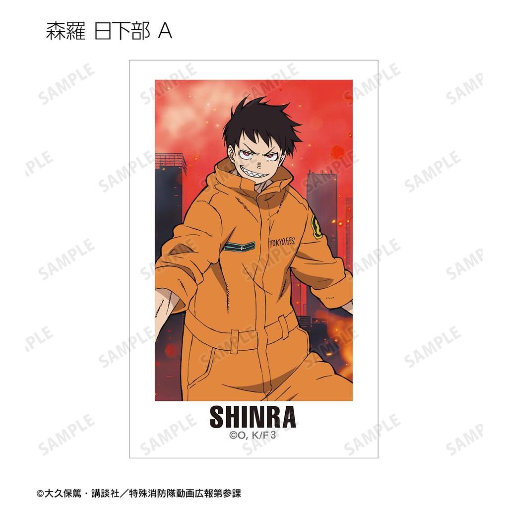 TV Anime Force Season Trading Instant Camera Style Illustration Cards Box of 22 "Fire 3"
