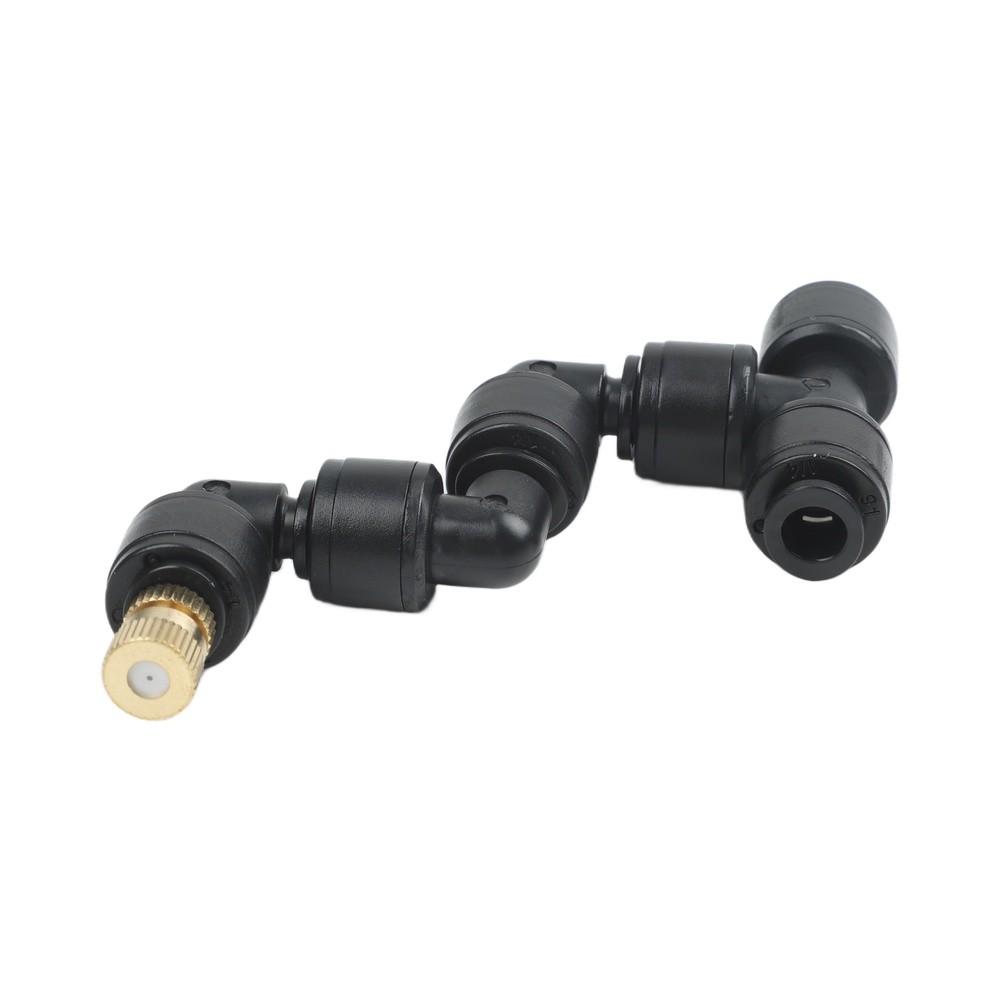 360 Degree Rotating Copper Nozzle Fine Mist Sprayer for Precise Indoor Plant Hydration and Garden Irrigation Applications
