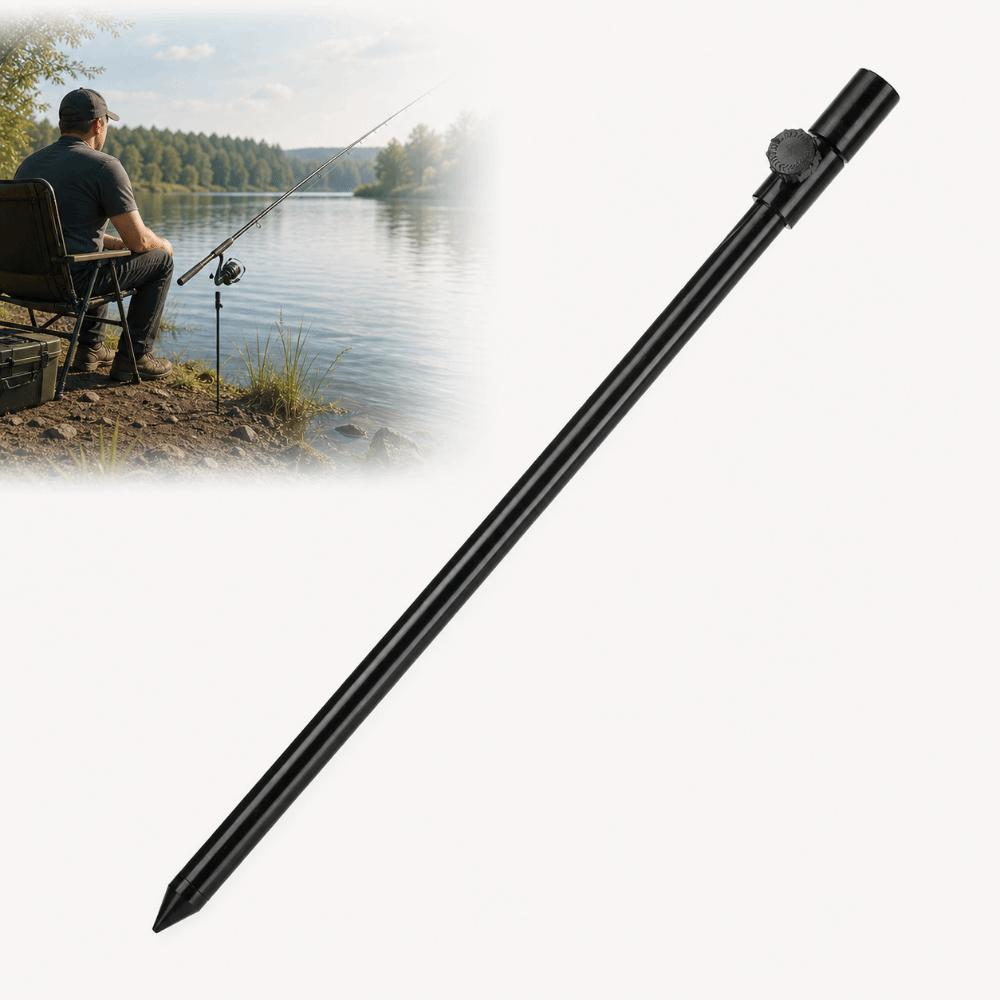 2PCS Aluminum Alloy Fishing Bank Stick 30-50cm Fishing Rod Pod Rest For Carp Fishing