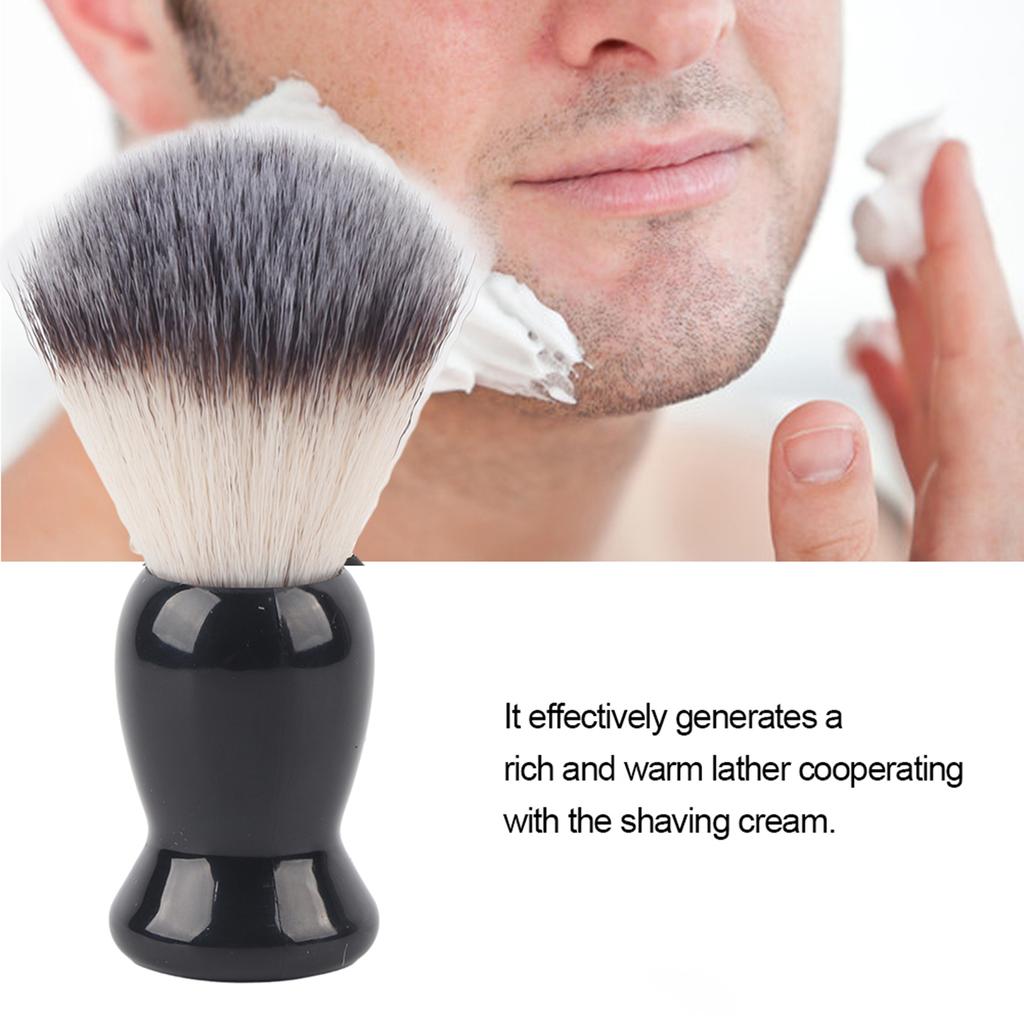 Shaving Brush for Men Beard Mustache Trimming Brush Nylon Hair Barber Salon Shaven Tool