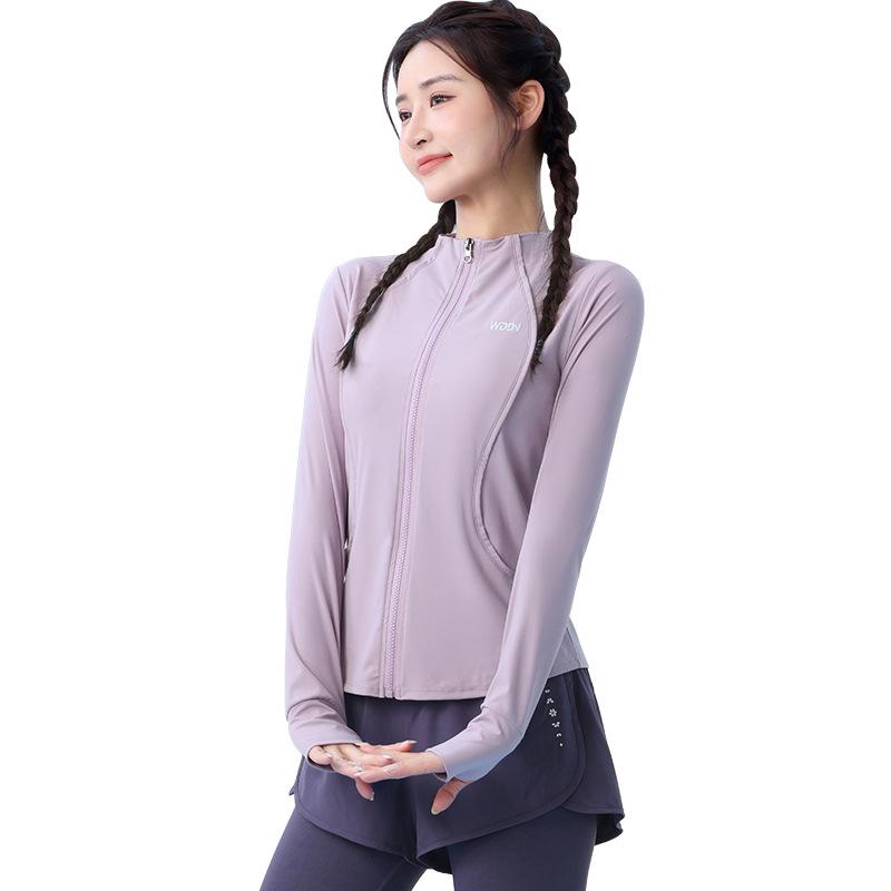 Profesjonalna Damska Kurtka do Jogi i Biegania 2026 - Długi Rękaw Jesień/Zima Odzież Fitness