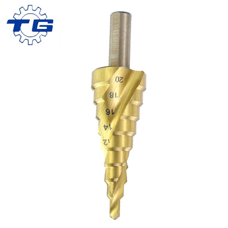 TGGJ TG TianGong 4241 HSS Spiral Flute Step Drill Bit