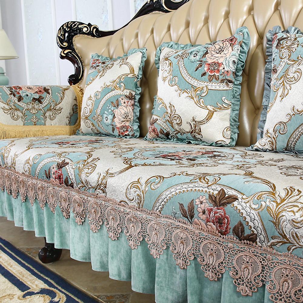 Vysoce kvalitní potah na luxusní pohovku v evropském stylu Four Seasons Universal Jacquard Slipcover Ochranný potah na ručník na křeslo