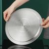 Tapa para utensilios de cocina de 20/22/24 cm, tapa para olla, tapa para wok, tapa para sartén, tapa para sartén plana, tapa de acero inoxidable para cuencos y palanganas.