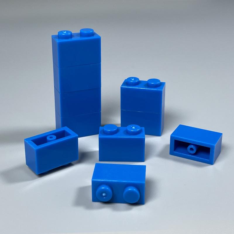 Small Particle Building Blocks: 1x2 High-Hole Brick 3004 - Basic Wall Brick Toy Accessories