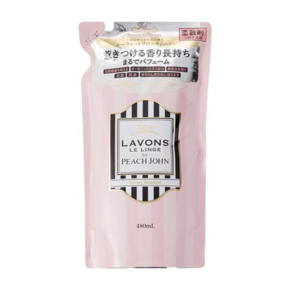 Япония LAVONS Lavons Кондиционер для белья Бутылка Запасной блок Secret Blossom Refill 480ml