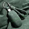 For Great Wall Haval H6 H5 Big Dog H7 Raptor H9  F7 M6 H2 Alcantara Car Key Case Bag Shell Buckle Suede Cover Keychain