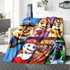 1pc Paw Paw7 Blanket, Gift, for Men and Women, Soft Blanket, Good for Sofa Bed Couch Travel, Lightweight Flannel Blanket