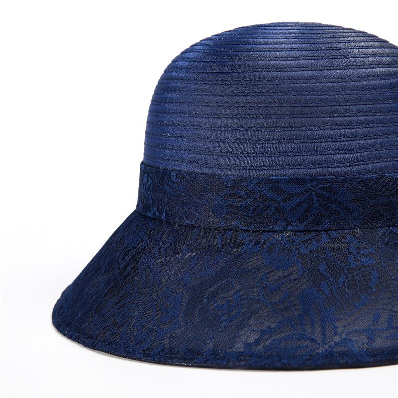 Chapeau d'été tricoté pour femmes, couleur unie, chapeau fin respirant de protection solaire avec détail de nœud, casquette de plage à large bord tendance