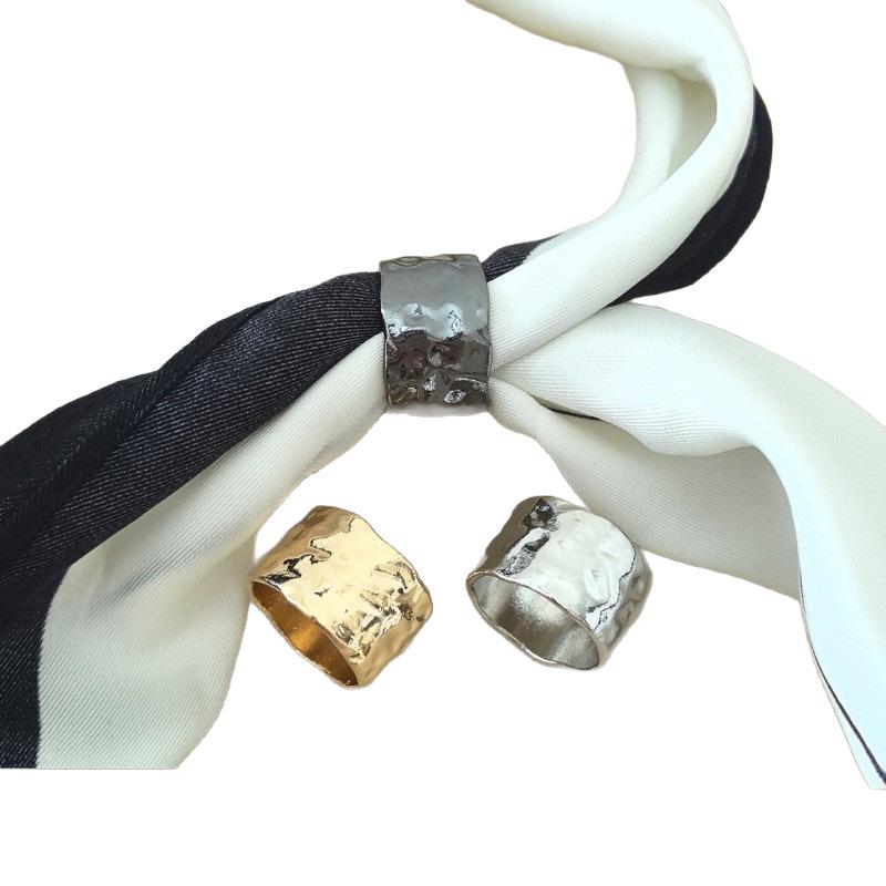 European & American Irregular Metal Bangle: Simple, Atmospheric, Cold Style Armlet with Personality