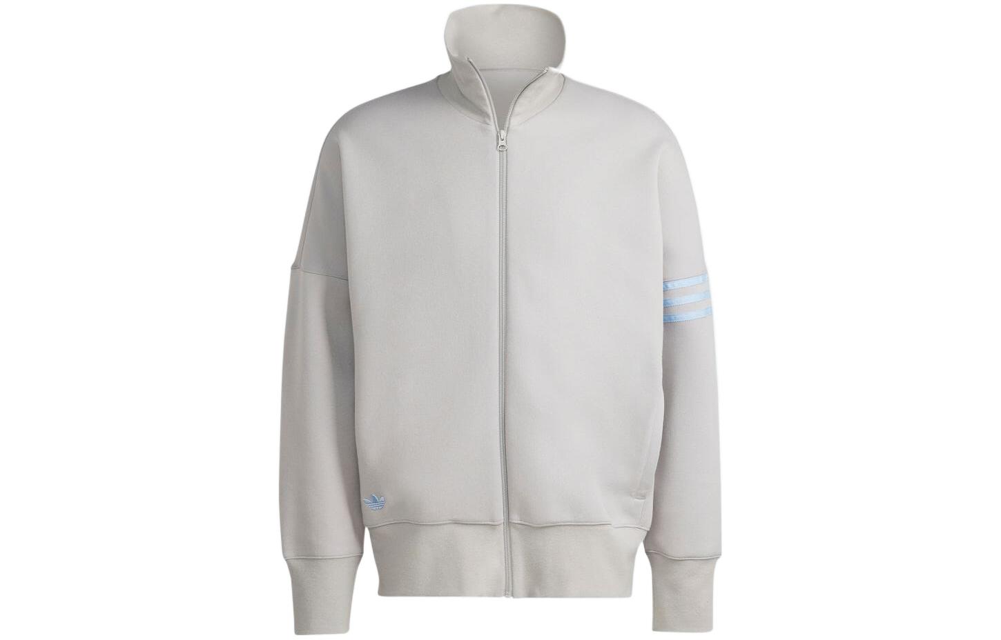 Adidas Originals Neuclassics Jackets Men s Gray Stand Collar Moderate Other HS1520 XL
