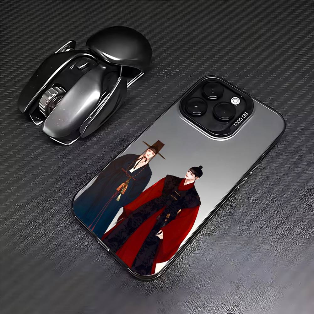 B-BL The G-Ghost's Nocturne Phone Case For iPhone17,16,15,14,13,12,11 Plus,Pro Max Colored Silver Plated Inside Cover