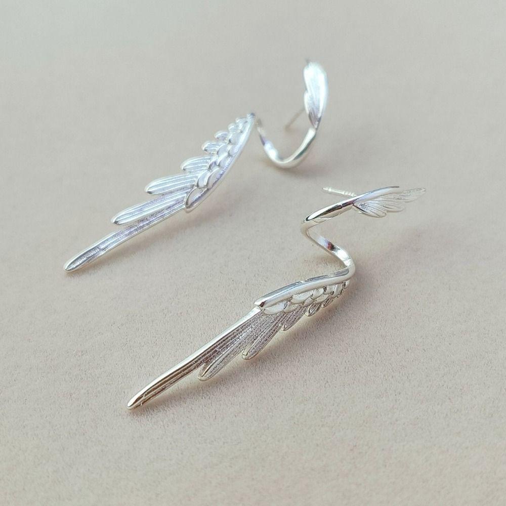 Wings Shape Ear Clips Zinc Zinc Alloy Elf Ear Cuff Fashion Jewelry Ear Accessories  Women