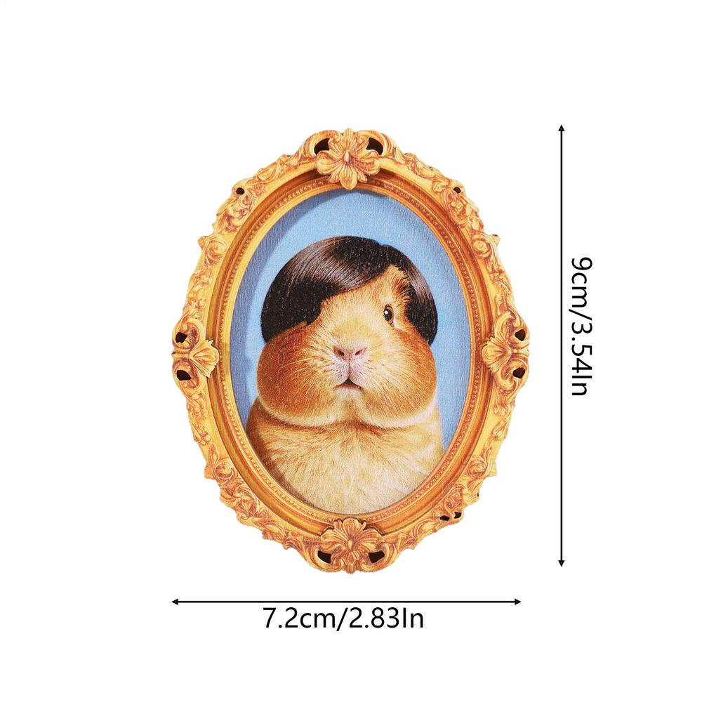 Cute Fridge Magnets Animal Print Strong Decor Locker Magnets Photo Frame Shape for Kitchen Refrigerator Classroom School Home