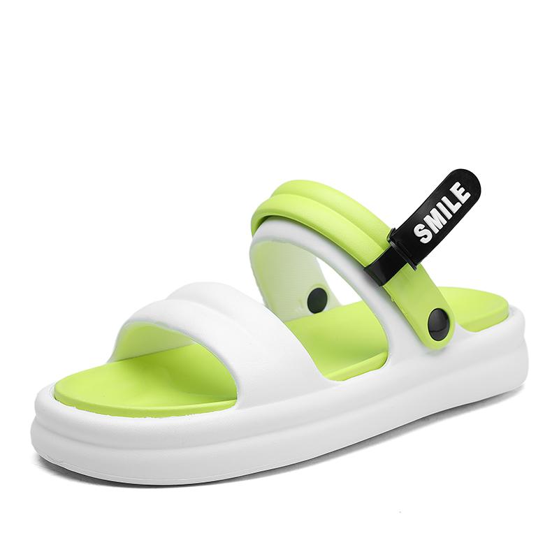 Fashion Summer slippers for men and women Comfortable platform sandals Beach sandals Flip-flops Indoor family slide-proof bathroom shoes