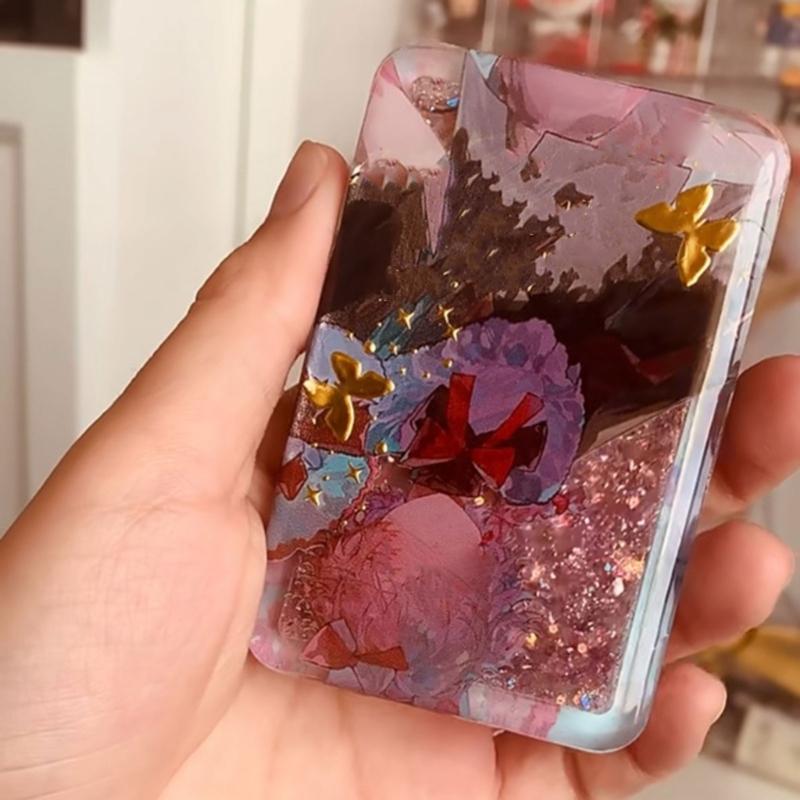 Resin Silicone Molds Quicksand Casting Molds Epoxy Resin Shaker Mold for Pendant Jewelry Decoration Craft Making DIY