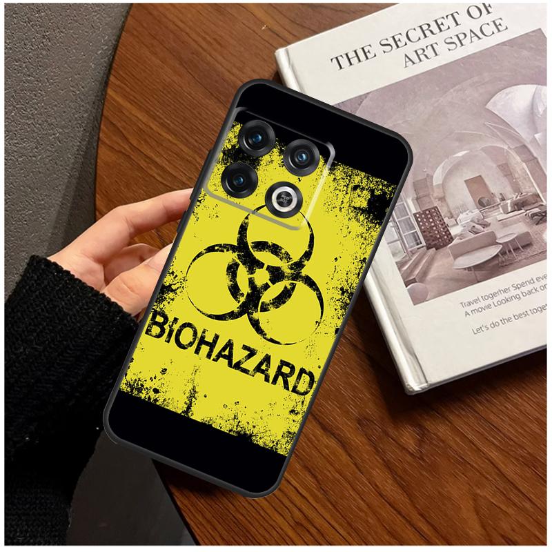

Biohazard Symbol Logo For OnePlus 15 13 12 11 13T 10T 8T 10R 12R 13R Case For OnePlus Nord 5 CE 3 2 4 Lite N20 N30 OnePlus 8Pro