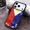 Philippines Flag Phone Case for iPhone 17 16 15 Pro Max Air 14 13 12 11 Plus Shockproof Capa Cover