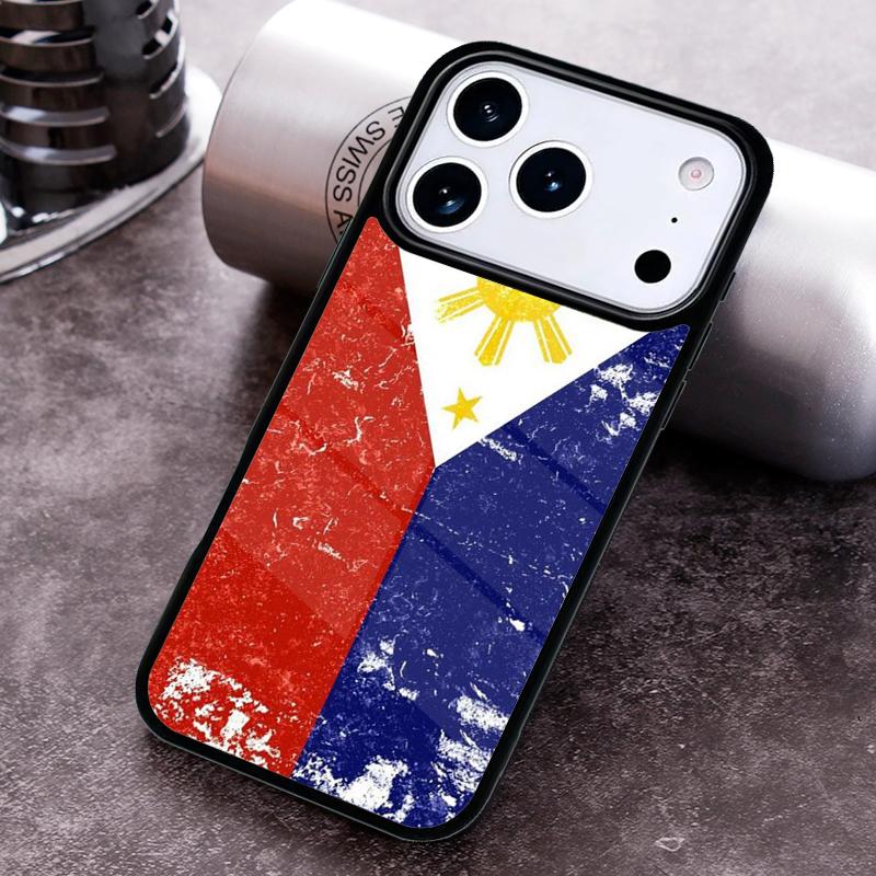 Philippines Flag Phone Case for iPhone 17 16 15 Pro Max Air 14 13 12 11 Plus Shockproof Capa Cover