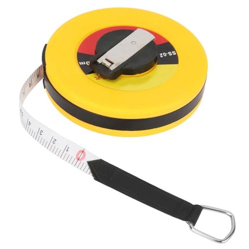 Hyuduo 4 Types of Fiberglass Tape Measure, Site Measure, Surveying Ruler, Soft Ruler (30M)