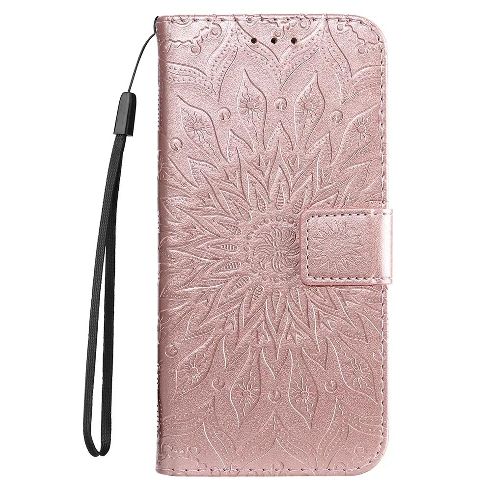 3D Embossed Pattern Flip Case For Moto G06 G56 G86 G05 G15 G55 G85 Stand PU Leather Wallet Cover Card Holder Strap