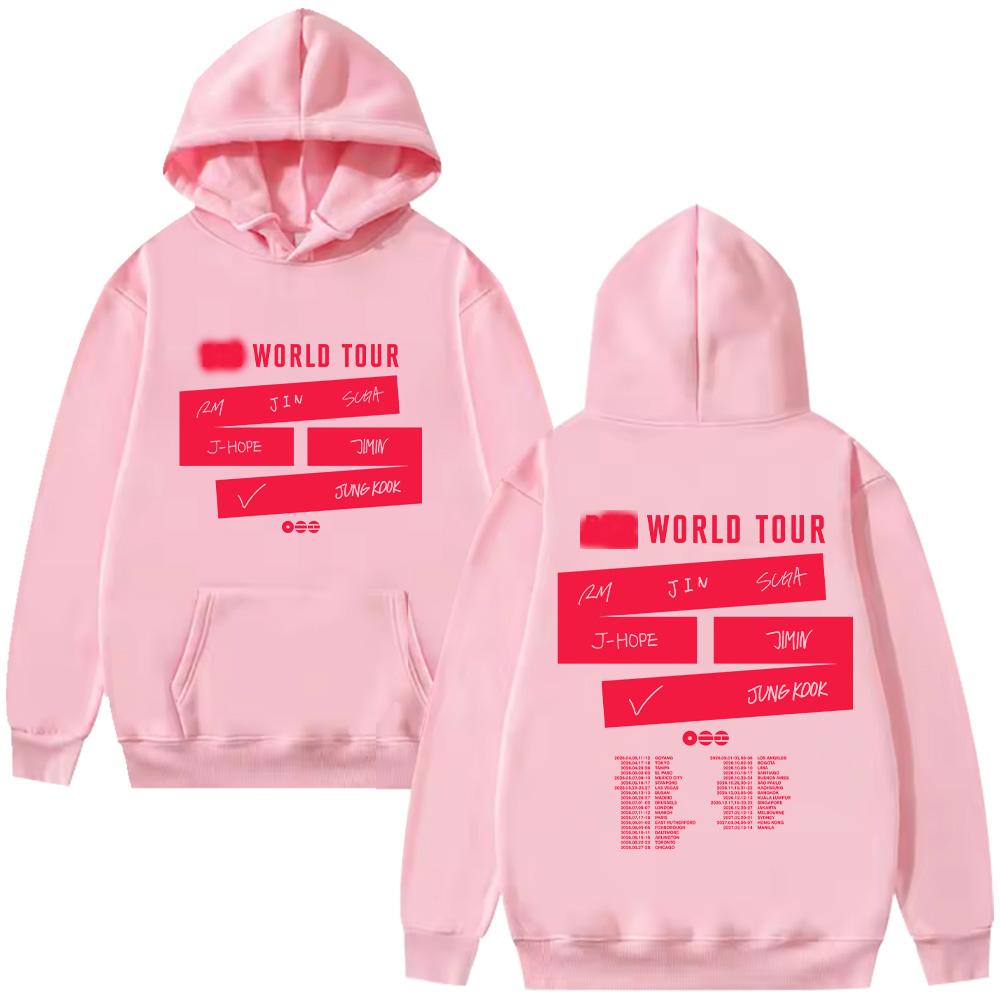 The 5th Album World Tour Hoodies New Y2k Fashion Sweatshirt Men and Women Long Sleeve Pullovers High Street Casual Clothes