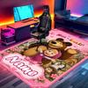 Custom Name Personalized Masha and The Bear Print Carpet, Versatile Home Decor Rug, for Playroom, Apartment, Balcony, Entryway, Hallway Gift