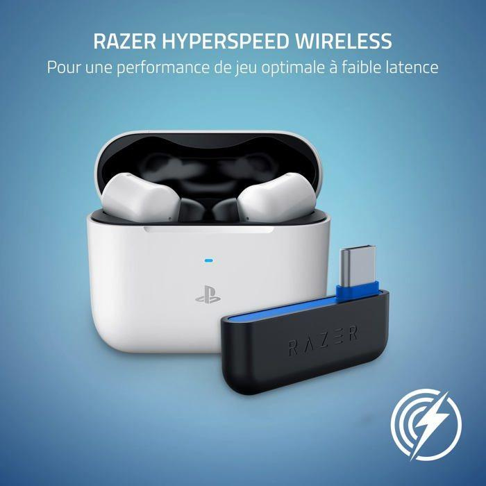 Casque Gaming - RAZER - Hammerhead HyperSpeed - Sans Fil - Réduction De Bruit Active - PS5