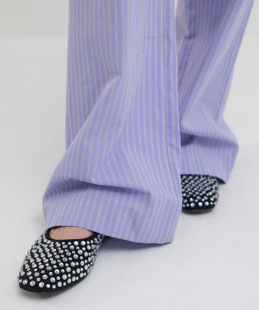 Obeodyupeulleeo Stripe Wide Pants_Lavender