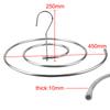 Stainless Steel Round Spiral Quilt Sheets Hanger Blanket Hanger Save Space Rotating Drying Rack Outdoor Home Balcony Hanger