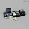 1Set Mini Cash Register Card Machine POS Machine DollHouse Supermarket Scene Props