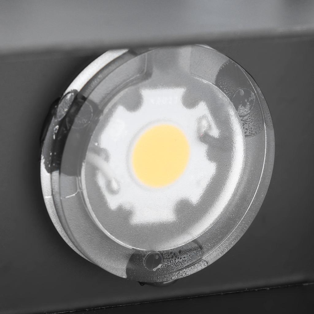 LED Wall Light 7W Indoor   Lamp Bedroom Hallway Porch Balcony Decoration 100265V(Black ShellWhite Light )