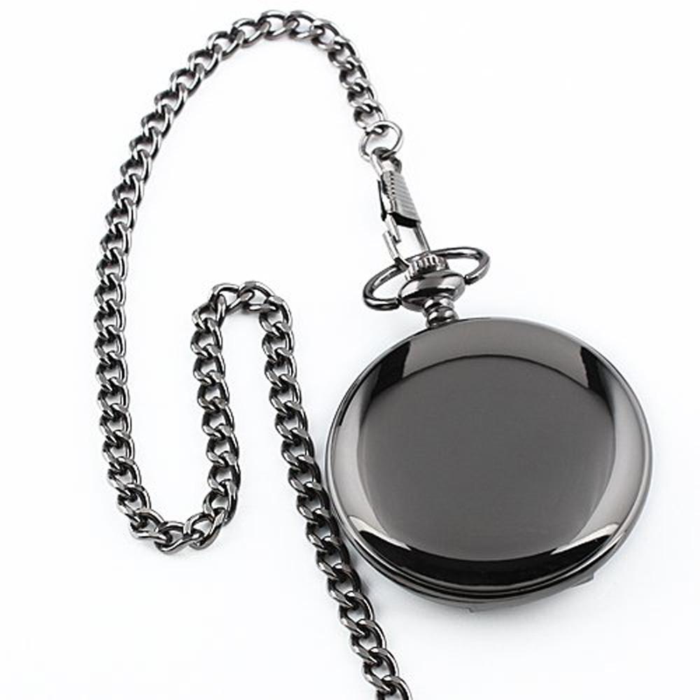 Classic retro double-sided quartz pocket watch