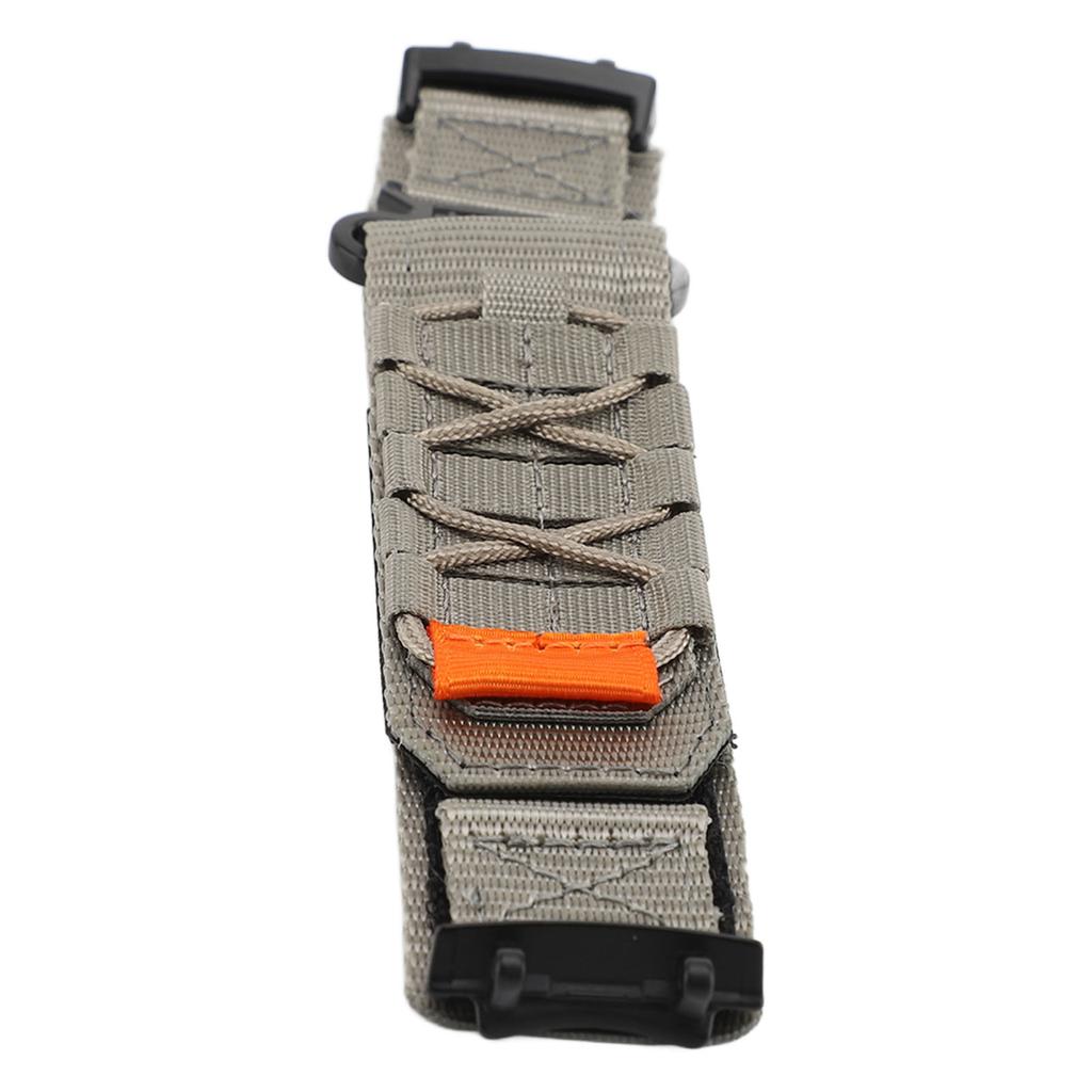 Nylon Band for T Rex 3 Hook and Loop Adjustable Sporty Style Replacement Smartwatch Wristband Loop Strap Grey